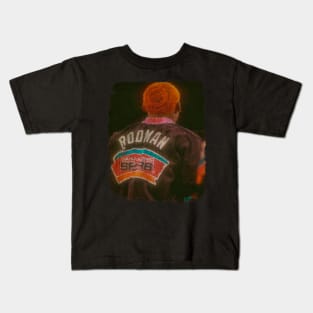Dennis Rodman Vintage Kids T-Shirt